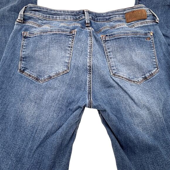 Mavi Jeans Womens 30x29 Blue Denim Slim Straight Leg Medium Wash Low Rise Faded - Picture 11 of 12